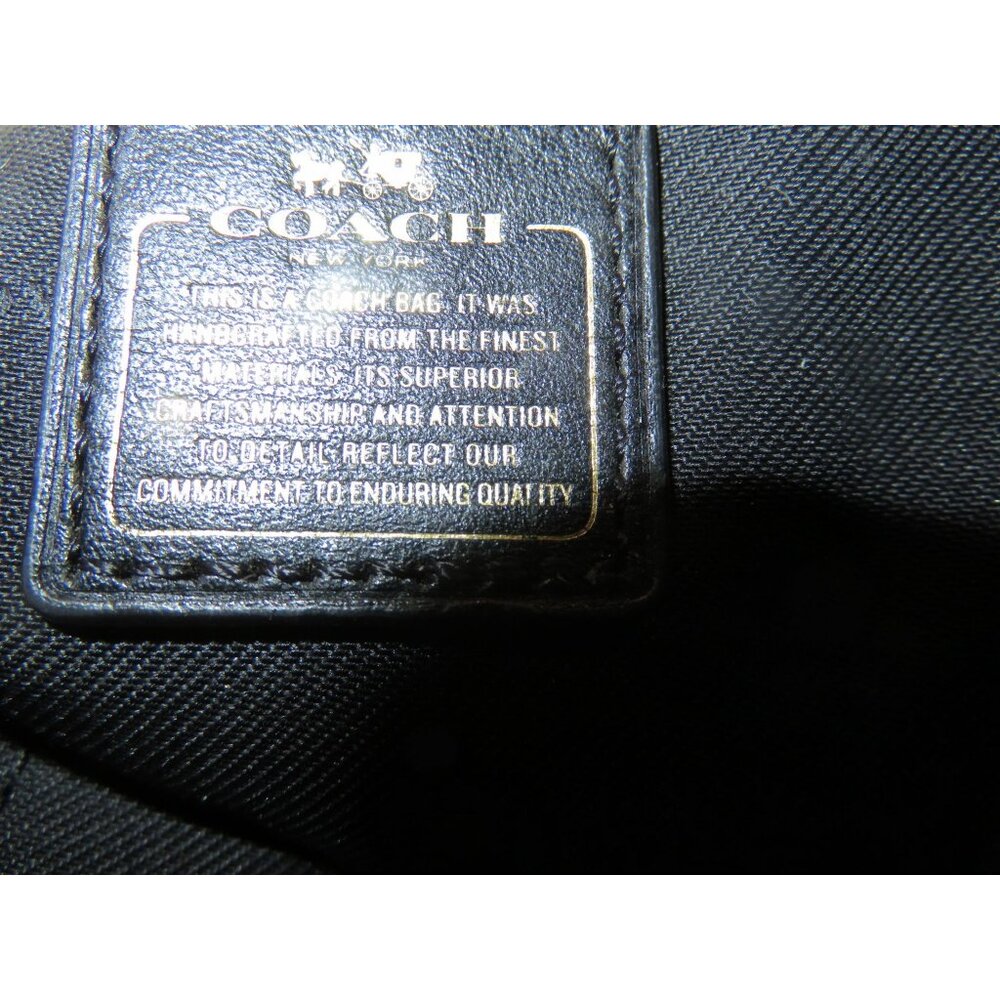 Coach 2015 Swagger 36496 In Colorblock Exotic Embossed Calf Leather Satchel - Picture 7 of 12